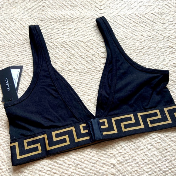 Versace black bra top - Picture 2 of 4